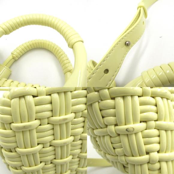 Balenciaga Bistro Bucket XS 2Way Shoulder Bag Polyurethane Yellow - Picture 10 of 10